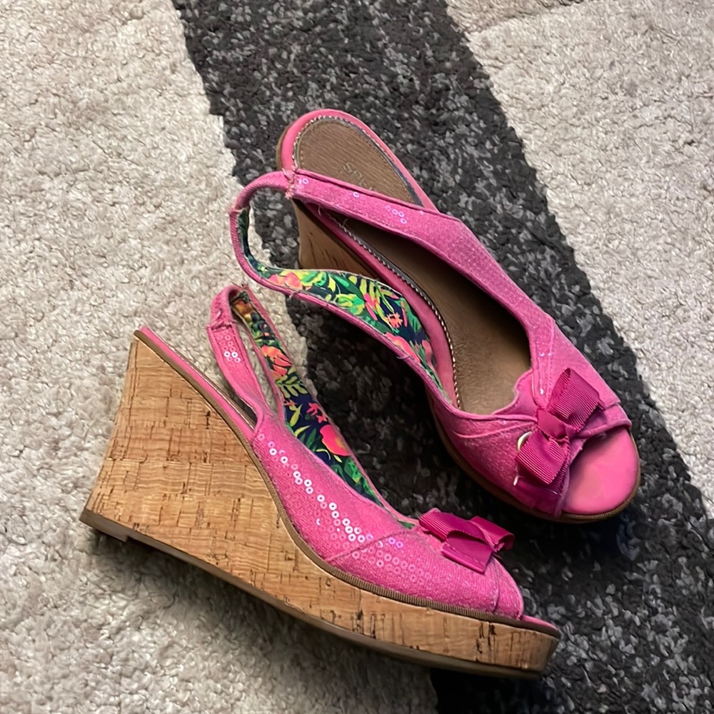 Sperry Open Toed Wedges